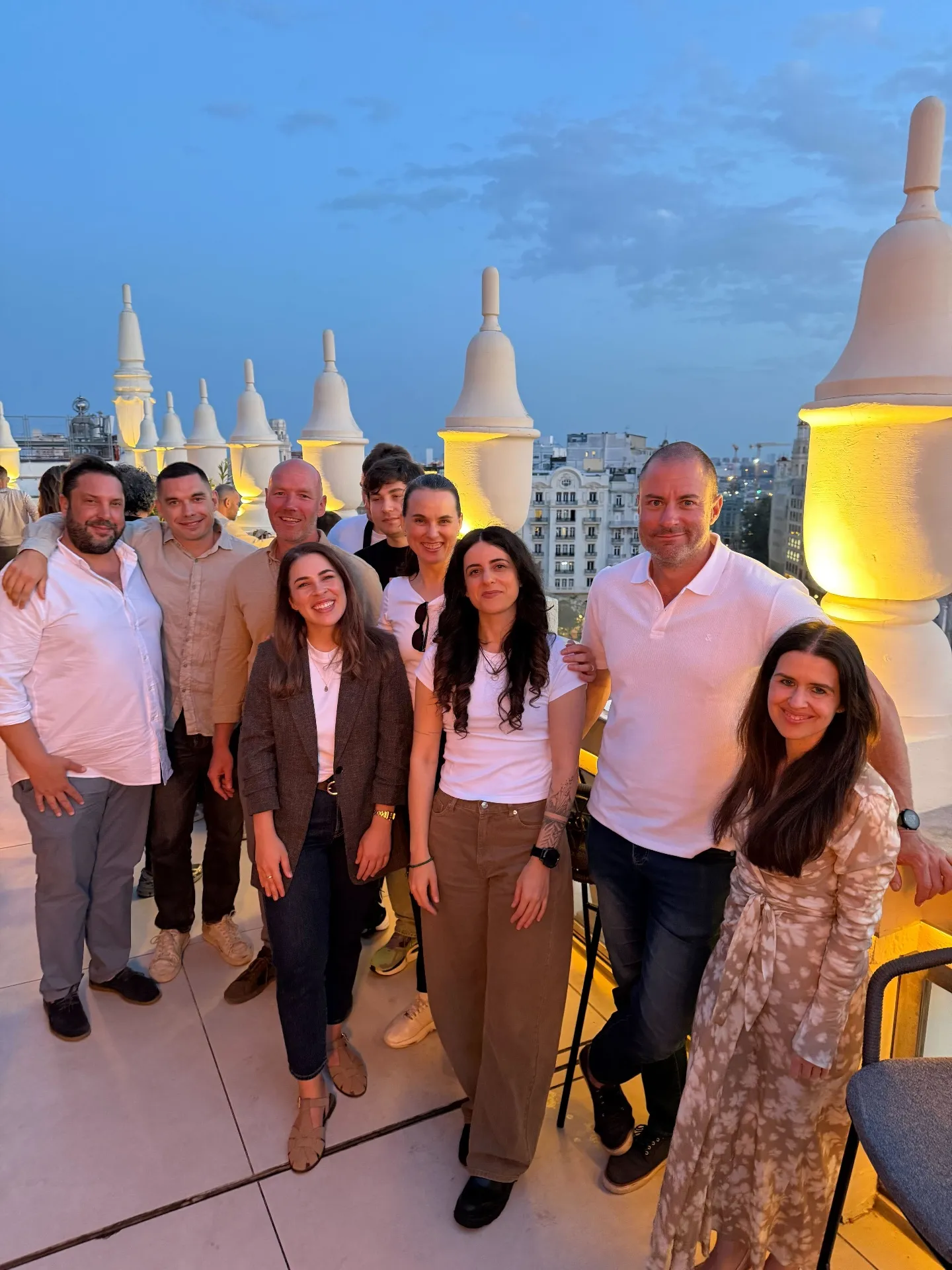 The Farmable commercial team gathered together